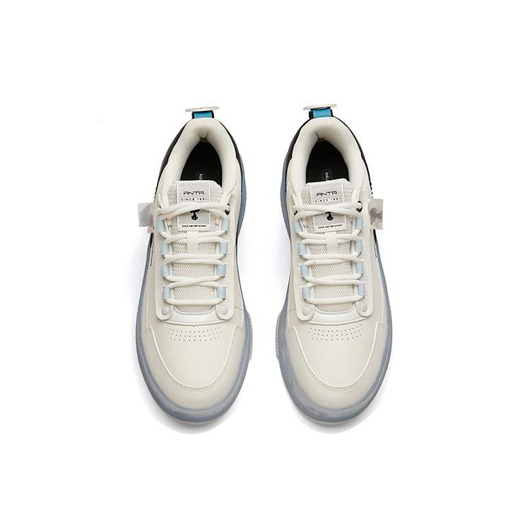 ANTA x SNOOPY Skateboarding Shoes 'White Black Blue' Men's 912148030-3