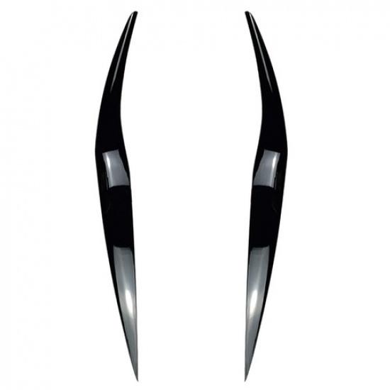 1 Pcs Car Front Headlight Eyebrow Cover Trim For Ford Fiesta MK6.5 2013-2017