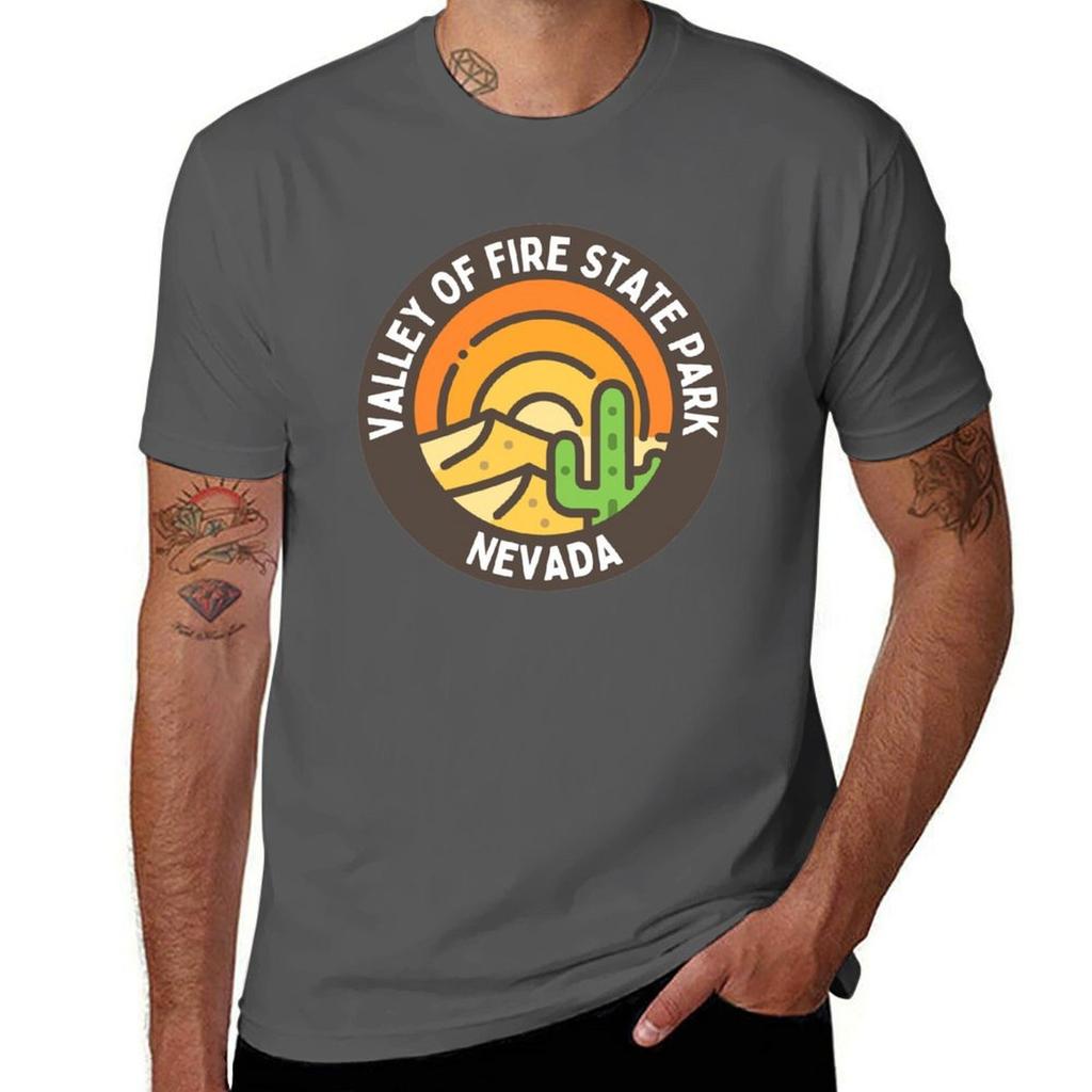 Valley Of Fire State Park Nevada Desert Mountain Summer Tshirt Antipilling Casual Tshirt