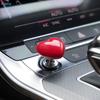 Cute Heart Shape Car Engine Start Stop Button Cover,Universal Auto Ignition Key Decoration Accessory