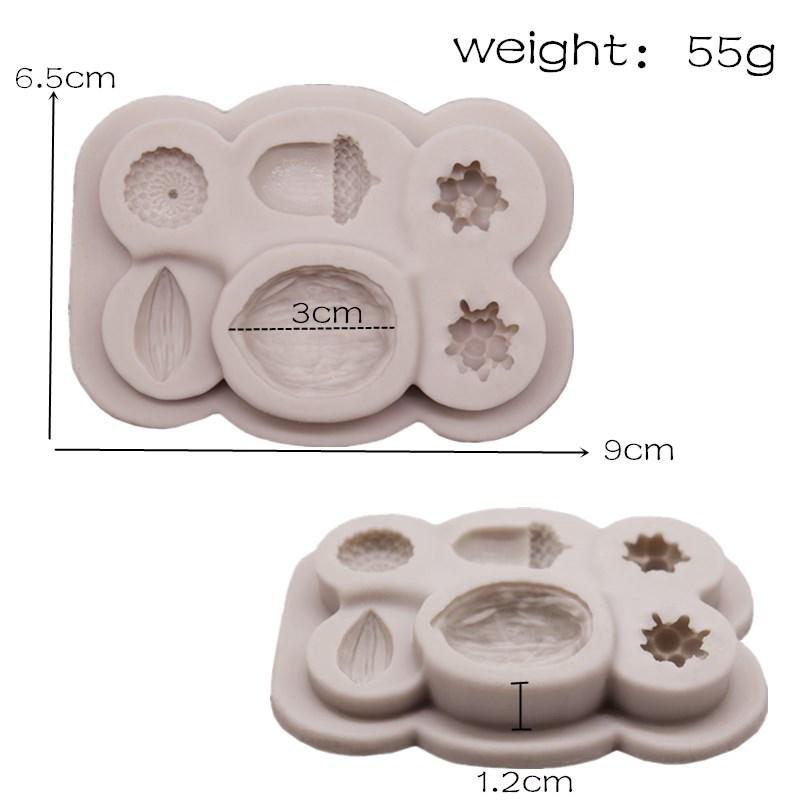 Nut Cake Mold Decorating for Sugar Chocolate Molds DIY Cookie Christmas Decoration Fondant Cake Tools
