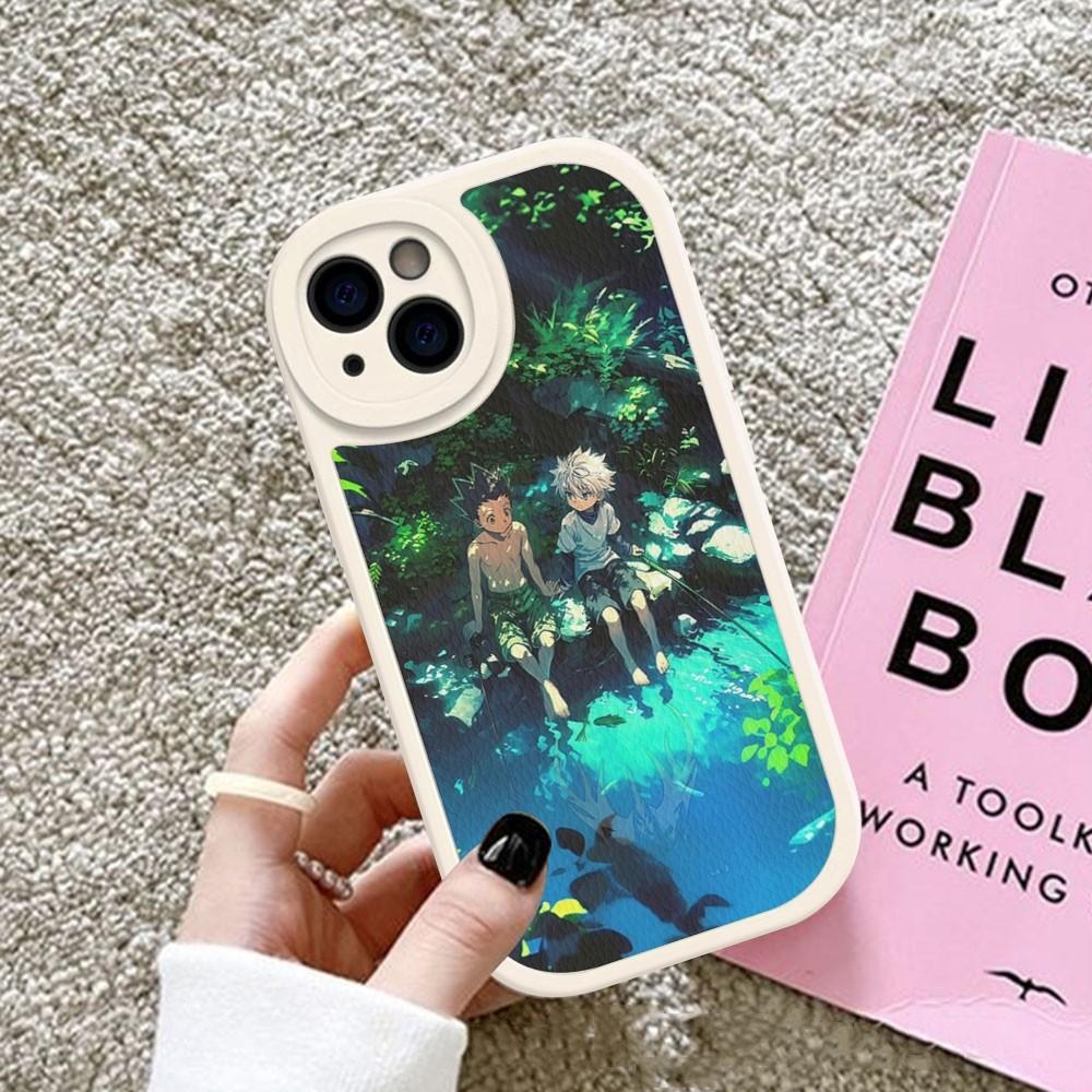 Hunter X Hunter Anime Handyhülle Hartleder Für IPhone 16 15 14 13 12 Mini 11 14 Pro Max Xs X Xr 7 8 Plus Fundas