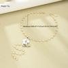 Elegant Women‘s Long Tassel Pearl Flower Necklace Fashion Gold White Color Pendants Necklace Beach Party Jewelry Accessories New