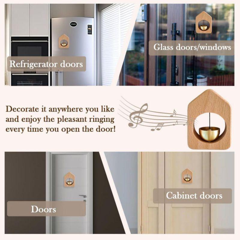 Wooden Entrance Doorbell Decorative Creative Wood Doorbell Wind Chime Shopkeepers Bell