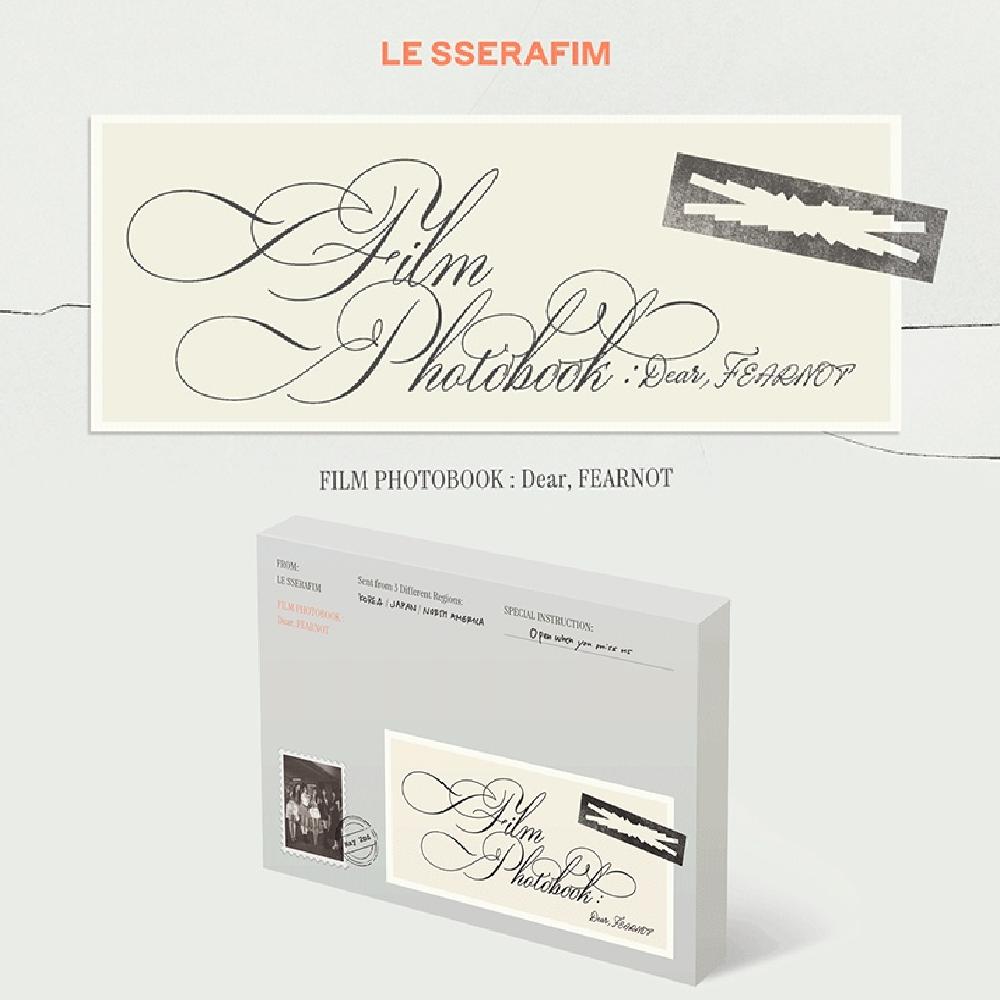 Pre-order LE SSERAFIM Film Photo Book Dear, FEARNOT & SHOP POB