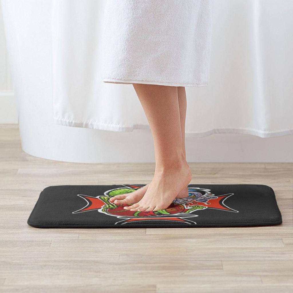 Rat Fink Chest Buster Anti-slip Doormat Floor Mat Absorbent Mat Carpet Rug for Kitchen Entrance Home Living room Footpad Mats