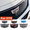 2 PEZZI Per Cadillac CT5 Logo ABS Copertura Emblema Griglia Anteriore Auto Adesivi Distintivi Baule Posteriore Accessori Esterni Auto