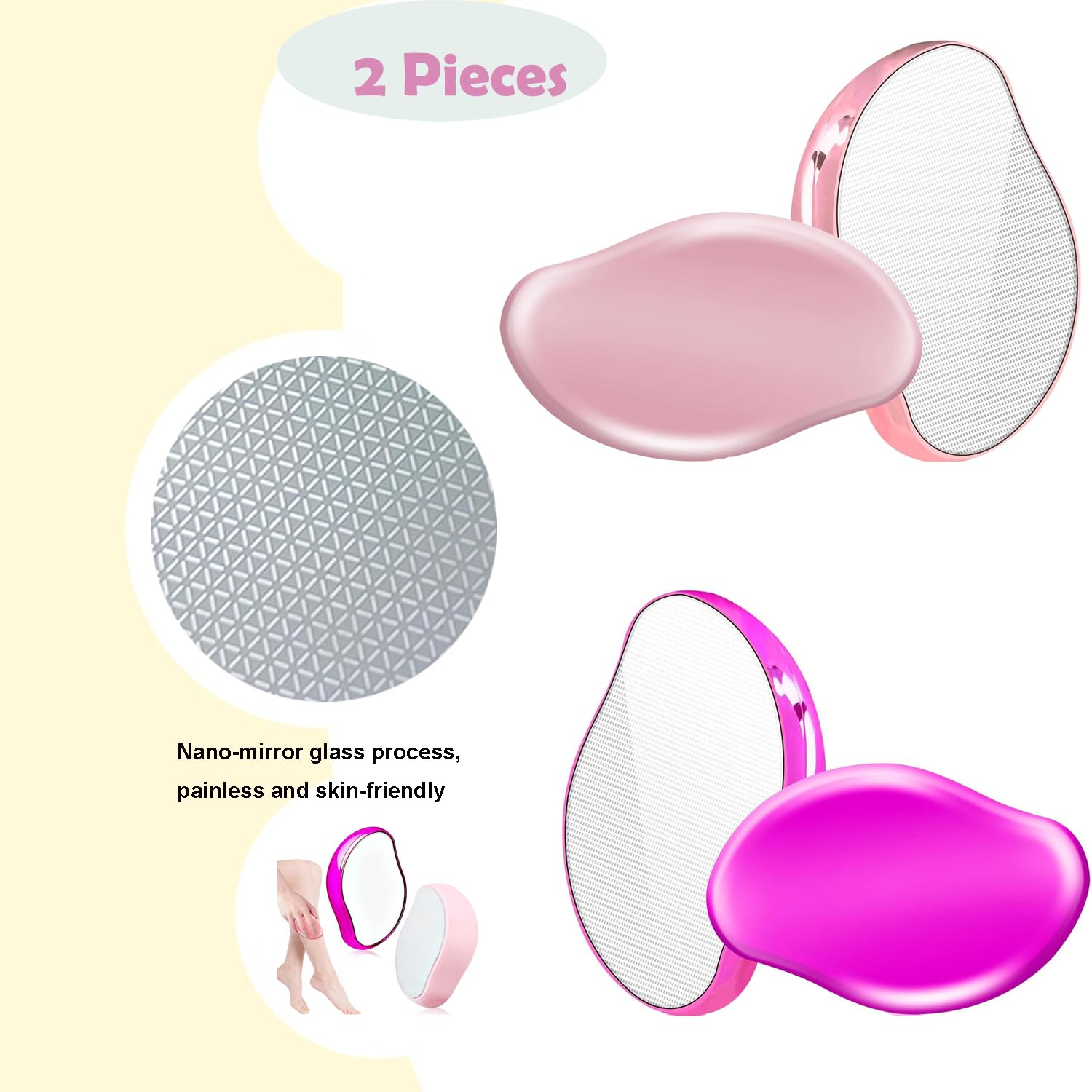 

2PCS Crystal Hair Eraser & Sunscreen Applicator United States