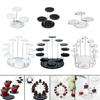 Acrylic Cake Stand Cupcake Stand Display Rack Reusable Cosmetics Holder