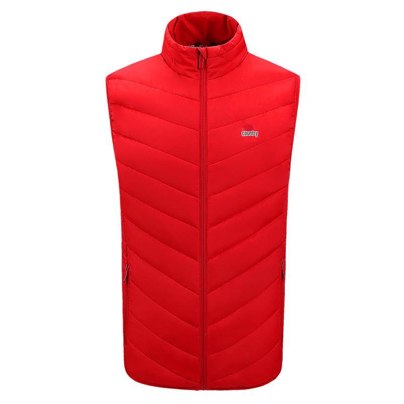 Nine-Zone USB Electric Smart Heating Vest with Carbon Fiber Warmers.