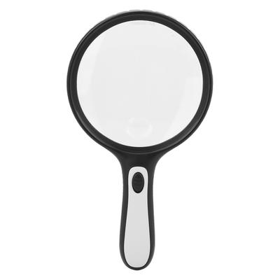 Didinamasis stiklas LED apšviestas didintuvas rankinis skaitymo didinamasis stiklas senjorams