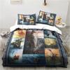Jesus Christ Christian Religious Bedding Set Duvet Cover Quilt Cover Pillowcase King Queen Size