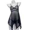 Sex underwear European and American sexy temptation suit women's transparent suspender large size lace mesh large size pajamas