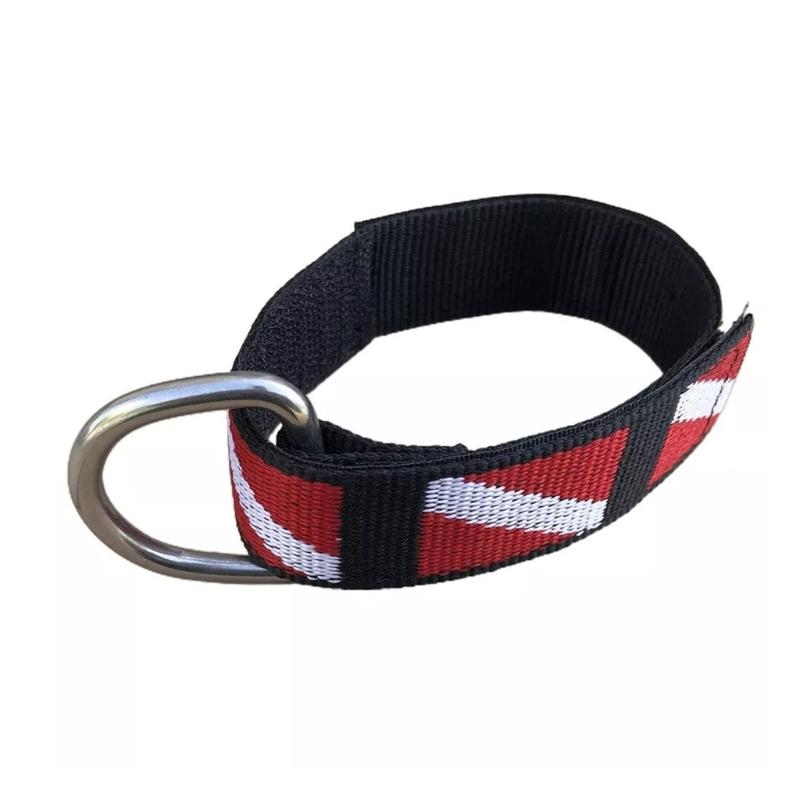 2Pcs Scubas Diving Wrist Strap Adjustable Wrist Strap with Rings Scubas Diving Wristband for Scubas Diver and Snorkelers
