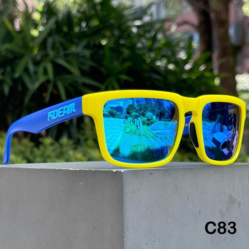 Nuovi Occhiali da Sole Polarizzati KDEAM da Uomo Quadrati per Esterno Occhiali da Sole da Donna Occhiali da Pesca Lente con Rivestimento Riflettente UV400 Ultimo Stile