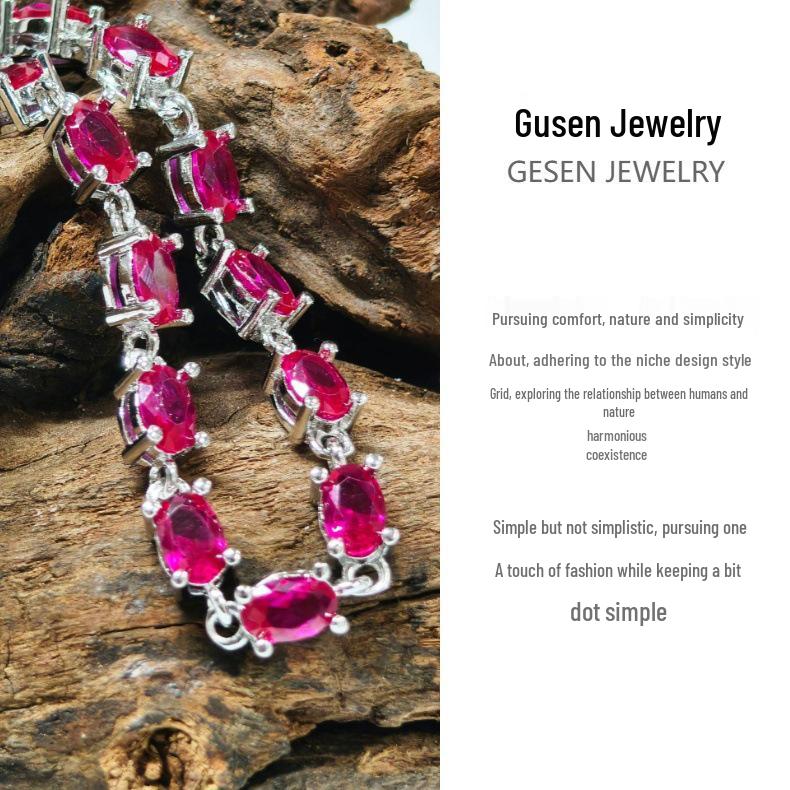 Farbiges Zirkon Temperament Armband - Vielseitiger koreanischer Stil Damenschmuck