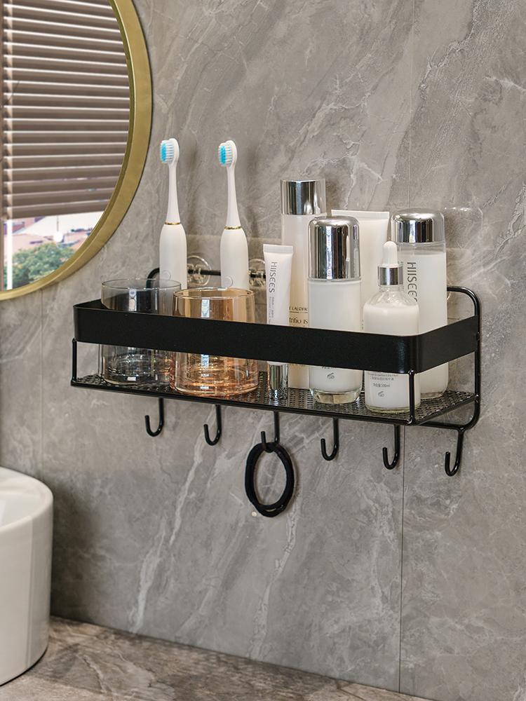 Goldenes Lagerregal Badezimmer Wandmontiertes Lagerregal Badezimmer Shampoo Duschgel Kosmetik Lagerregal Badezimmerzubehör
