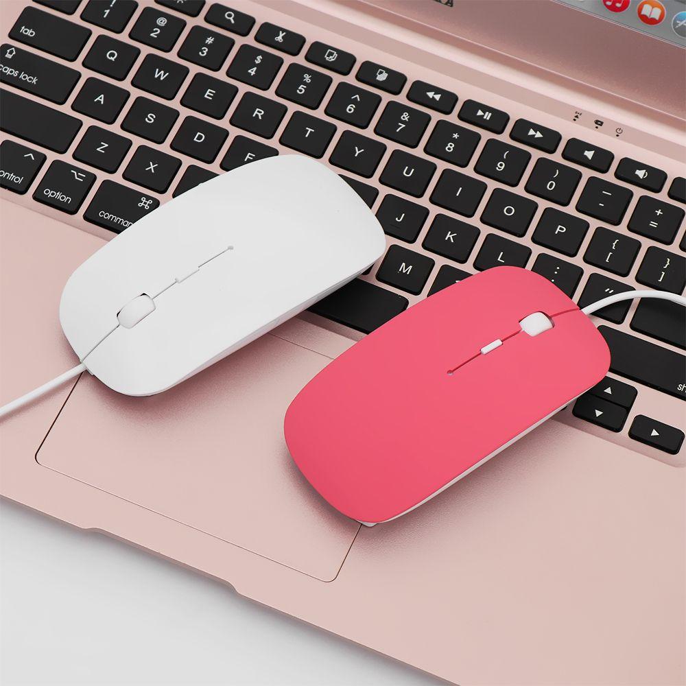 Neue 1600 DPI Ultra Dünne Kabelgebundene Maus Optische Maus USB
