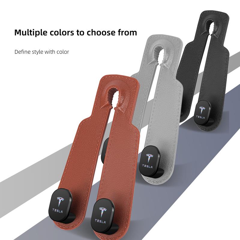 Car Hook Clips Storage Auto Interior Accessories For Tesla Model 3 Y S X Cybertruck Juguete Roadster Coil Bonina