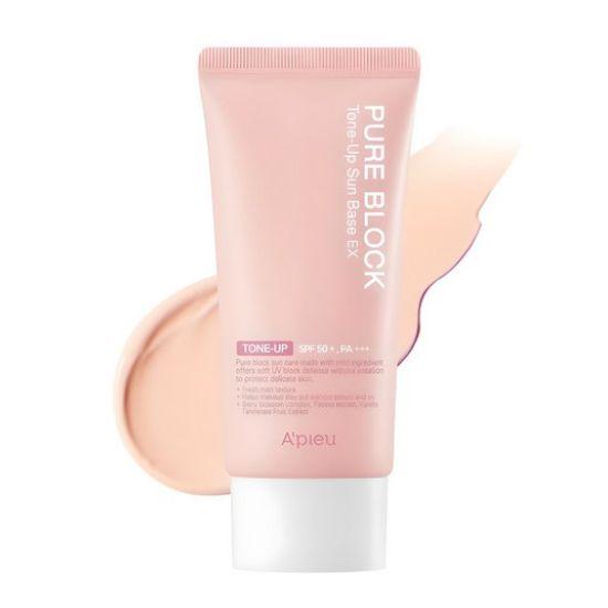 A’PIEU Pure Block Tone‑Up Sun Base EX SPF50+ PA+++ 50ml