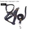 Pet Leash Denim Patch Chest Strap Walking Dog Leash Dog Leash Dog Leash Pet Supplies