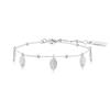 Silver Leaf Station 925 Silver Bracelet B073-05H