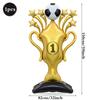 Giant Soccer Trophy Foil Balloons Champion Football Helium Globo Boy Birthday Party Decorations Sports Theme Event Supplies Kids