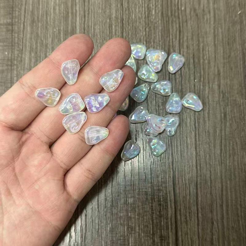Барочные неровные акриловые бусины в форме капли цвета русалки для DIY ручной работы 11mm × 14.5mm