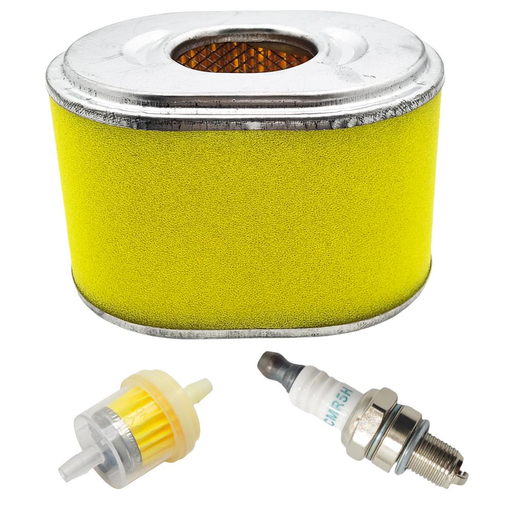 Air Filter for Honda GX160 GX200 GX140 GX100 GX110 GX120 Engine Air Filter with Spark Plug Replace 16100-ZH8-W51 16100-ZH8-W61