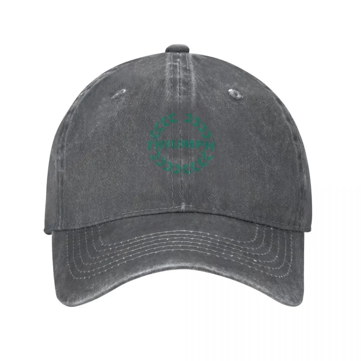 The best product for you Vintage Triumph Logo Baseballpetten Mode Denim Hoeden Outdoor Verstelbare Pet Sport Baseball Cowboyhoed voor Mannen Vrouwen Adjustable