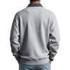 Men’s Autumn/Winter Casual Lapel Hoodie – West Coast Cashew Flower Patch Pocket Long-sleeved Top