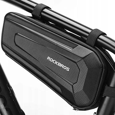 Hard Waterproof Frame-mounted Bicycle Bag 25L Black