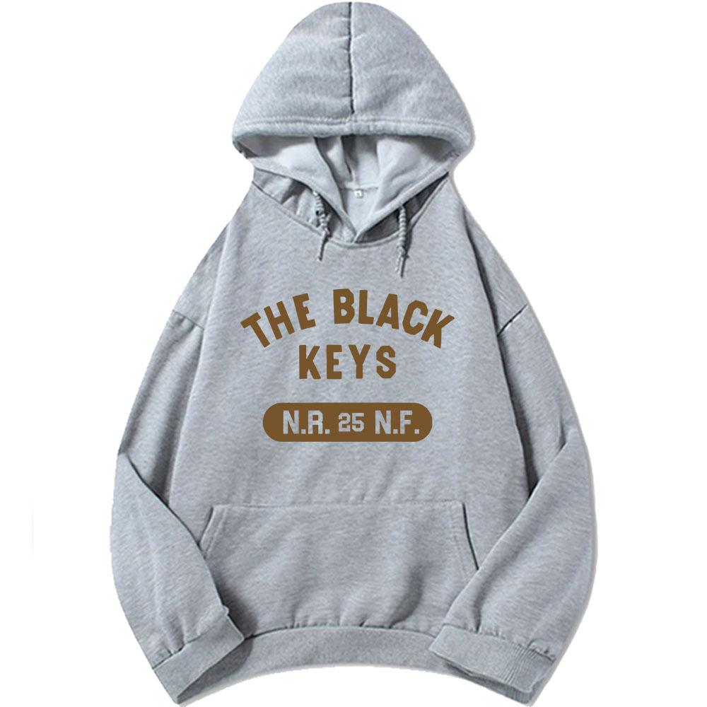 The Black Keys NRNF Sweats à capuche Manches longues Polaire Sweat à capuche pour homme Décontracté Unisexe Streetwear Lourd Mental Mode Pull