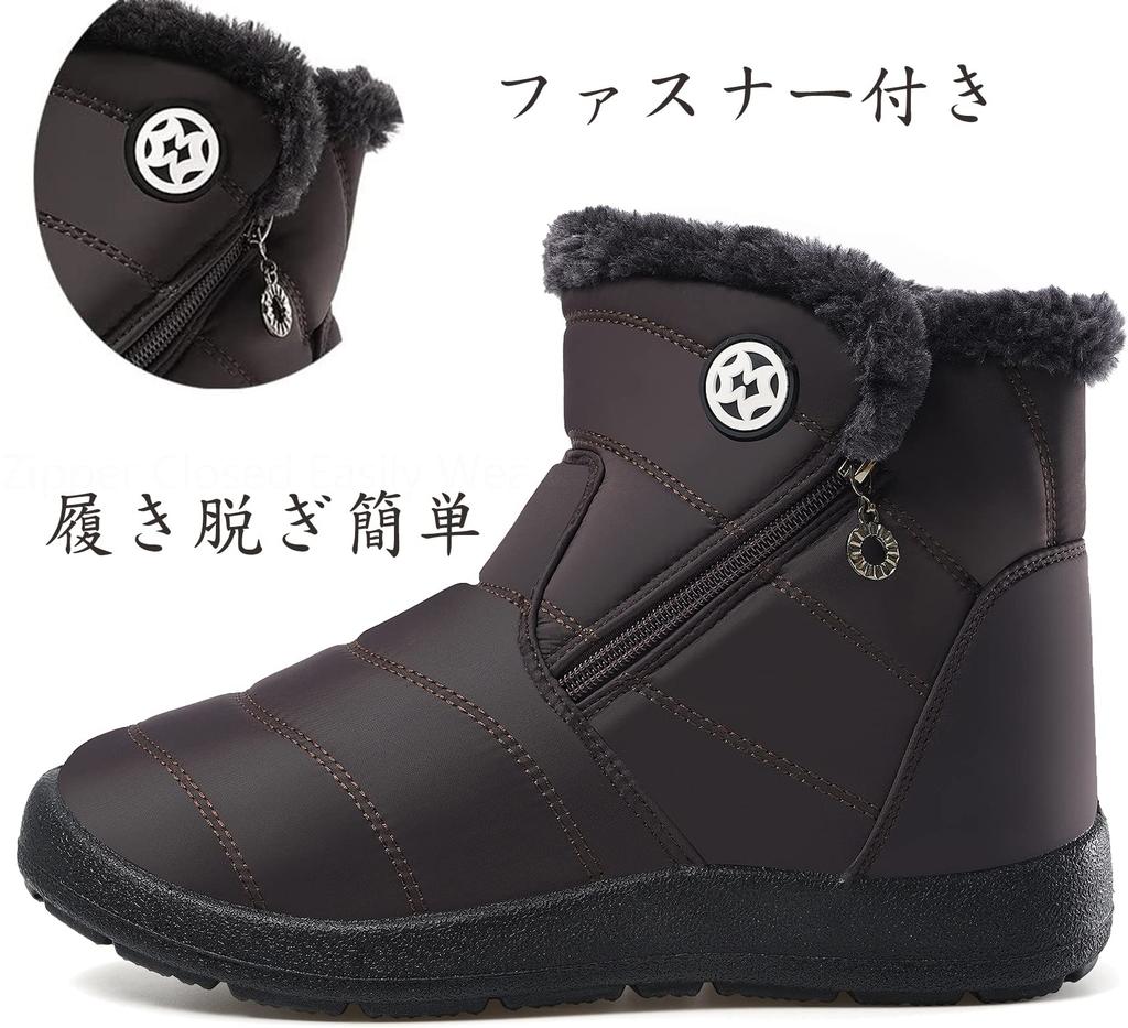ZUSERIS Winter Snow Short Sheepskin Cotton Snow Warm Fleece Casual Style Women's Boots, Boots, Boots, Non-Slip, Water-Repellent, Lining,