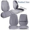 3D Breathable Car Seat Covers Sweatproof Car Seat Cushions Convex Design for Heat Dissipation Universal Car Seat Covers Full Set