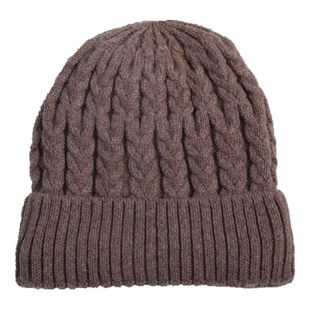 New Autumn and Winter Knitted Warm Pullover Cap Men's Fleece Ear Protection Cap