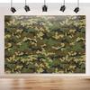 Camouflage Birthday Background Cloth Boy Military Camouflage Camping Military Training Party Decorative Banner Background