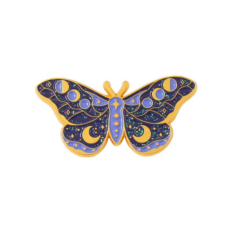 Exquisite Cartoon Butterfly Brooch - Personalized Insect Badge for Clothing and Bags