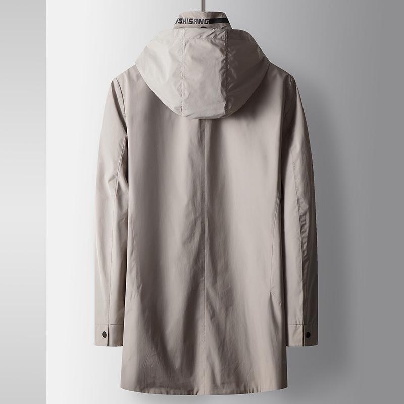 Spring and Summer New Removable Hooded Young and Middle-aged Light Luxury Business Leisure Thin Trendy Jacket