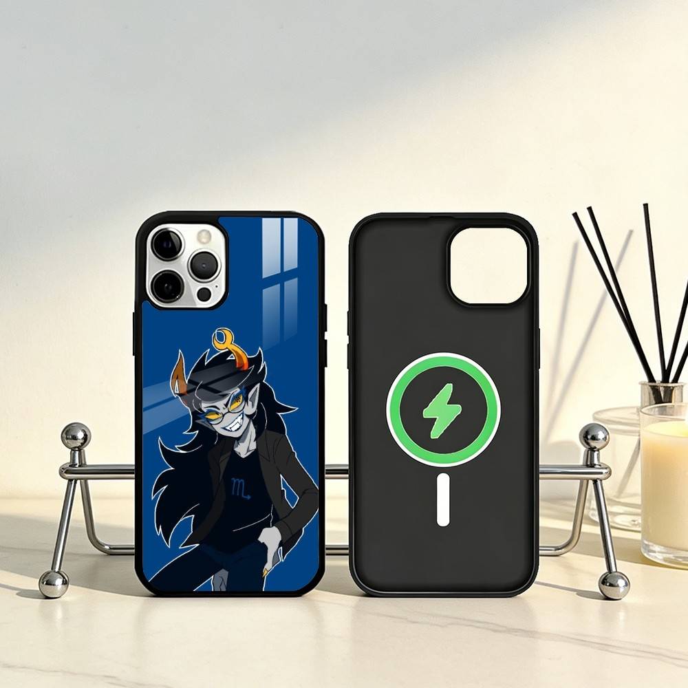 H-Homestuck Vriska Serket Phone Case For iPhone17,16,15,14,13,12,11 Plus,Pro Max Magnetic For Magsafe Wireless Charging iPhone12