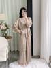 Women's Summer Ice Silk Camisole & Long Pants 3-Piece Set with Chest Pads - Light Luxury Homewear
