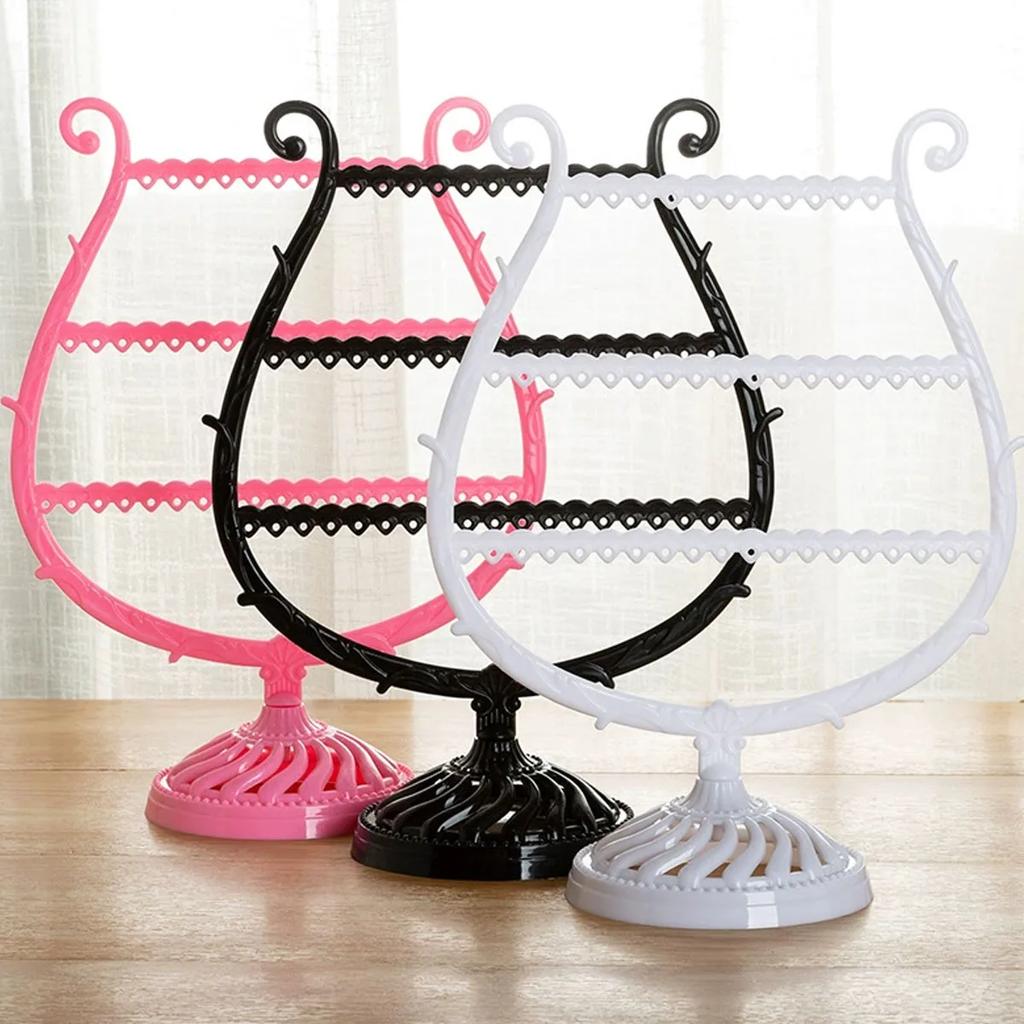 1/2/3pcs- Creative Wine Cup Necklace Jewelry Display Shelf