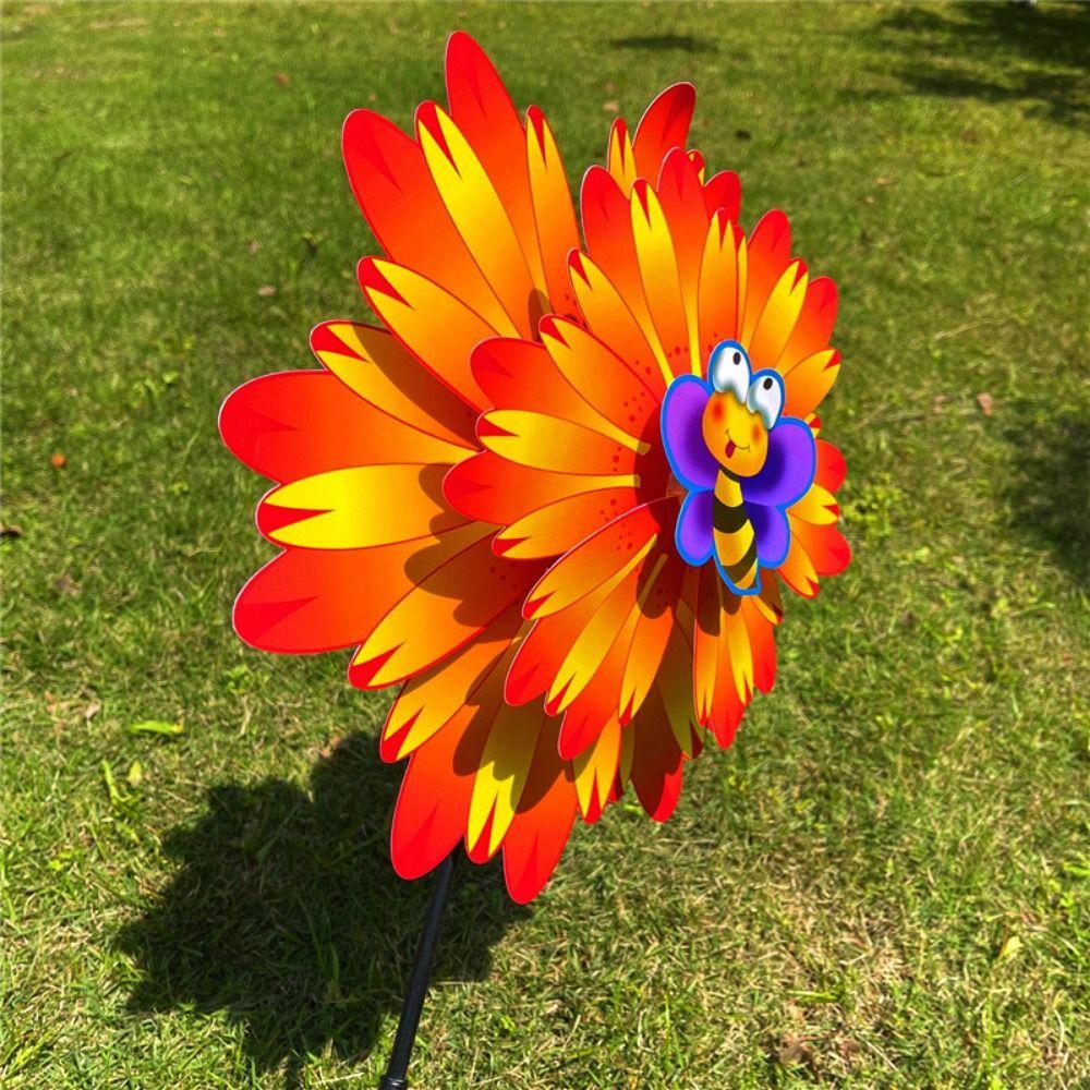 Double/Single layered Hot Air Balloon Insect Windmill  Outdoor Party Picnic Decor