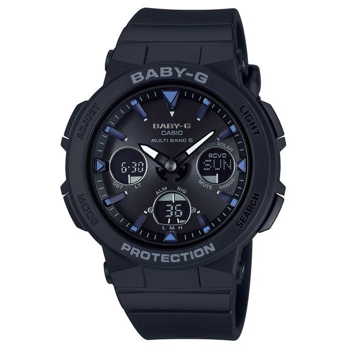 Casio Baby-G Beach Traveler Radio Solar BGA-2500-1AJF Women s Black