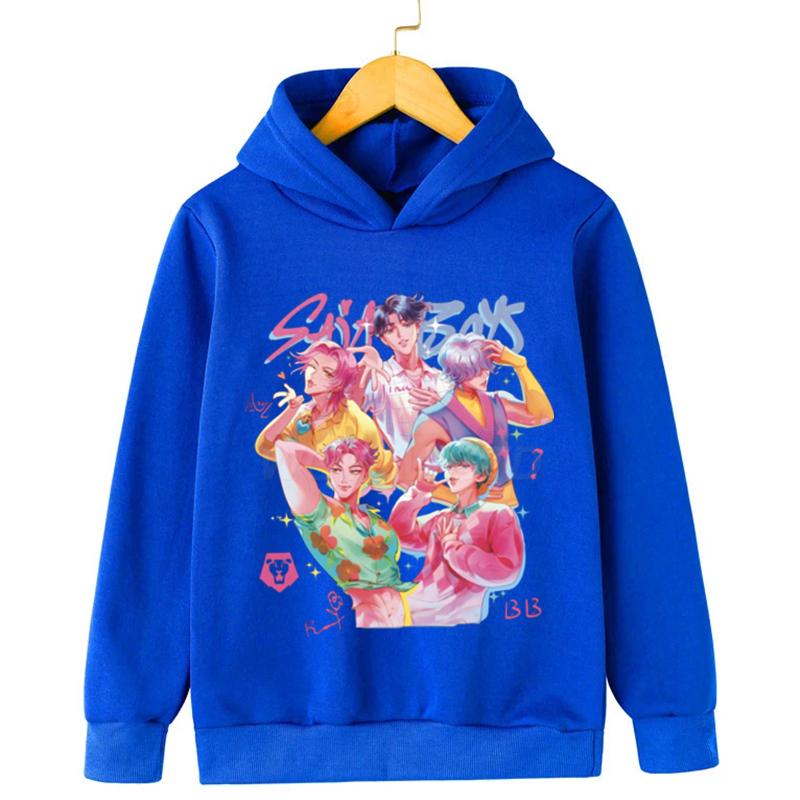 Saja Boys Kpop Lovci démonů Mikiny Chlapci Dívky Ležérní móda Podzimní mikina s kapucí 2025 Filmová mikina pro děti Anime oblečení