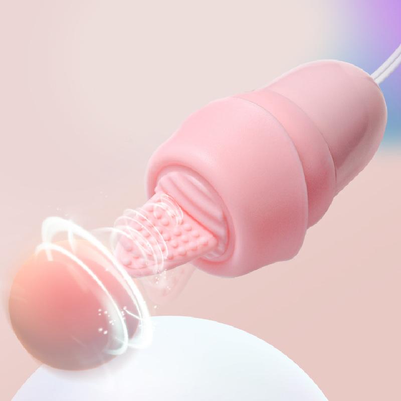 Vibratore a Doppio Salto Uovo Pallottola Vibrante Stimolatore Clitorideo Punto G Succhiante Vibratore Clitoride Vagina Femminile Masturbazione Giocattoli Sessuali