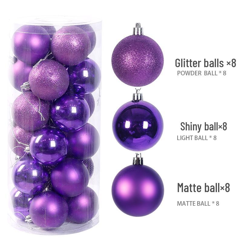 Vergoldete Weihnachtsbaum- und Fensterhänge-Ornamente - Feiertags-Dekorationskugel für Hochzeiten und Feiern
