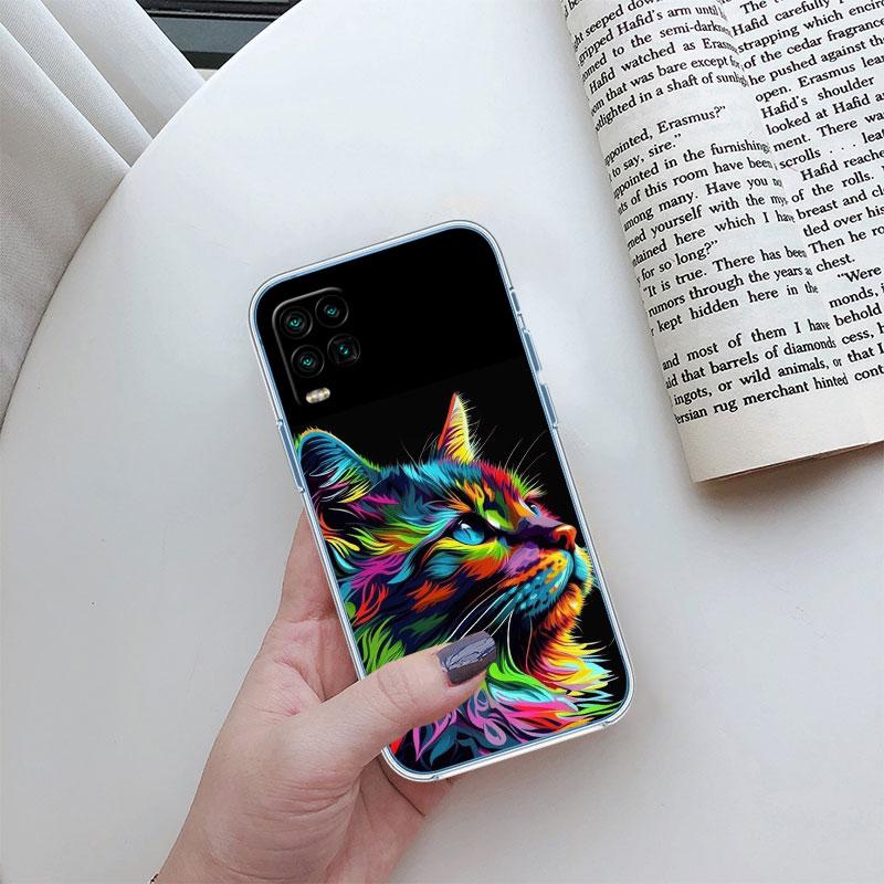 Cat Kitten Meow Transparent Phone Case for Motorola Moto Edge Plus G200 G23 E13 E15 E20 E30 G62 G71 G72 G75 G24 G15 Power