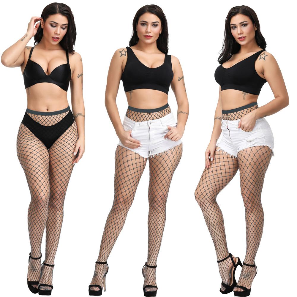 Hook up sexual fun stockings pantyhose base socks non-slip white colored mesh stockings fishmesh pantyhose