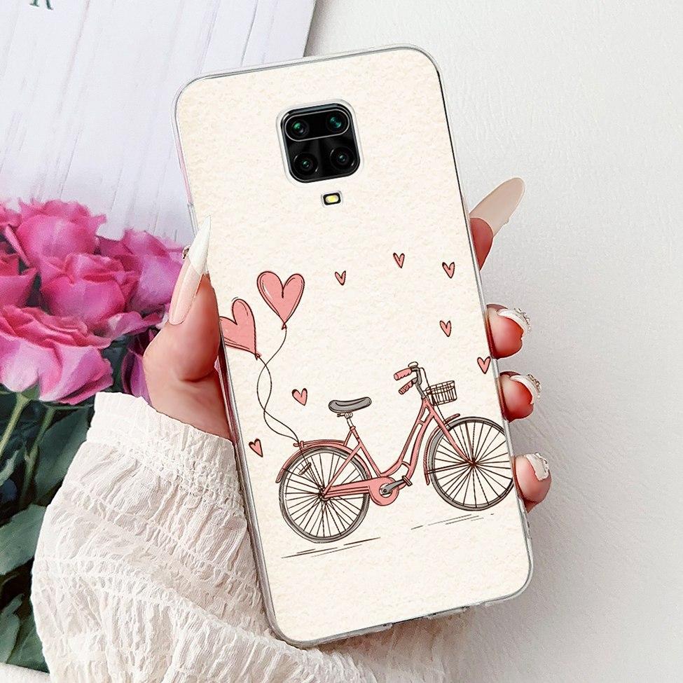 

For Redmi Note 9s Case Clear Fashion Butterfly Flowers Cute Cat Love Soft Back Cover For Redmi Note9s Phone Case M2003J6A1G Redmi Note 9S